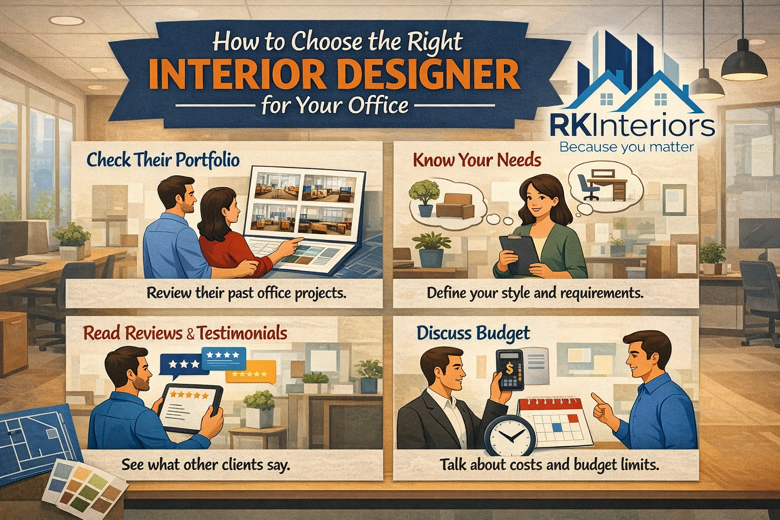 Choose the Right Interior Designer for Your Office