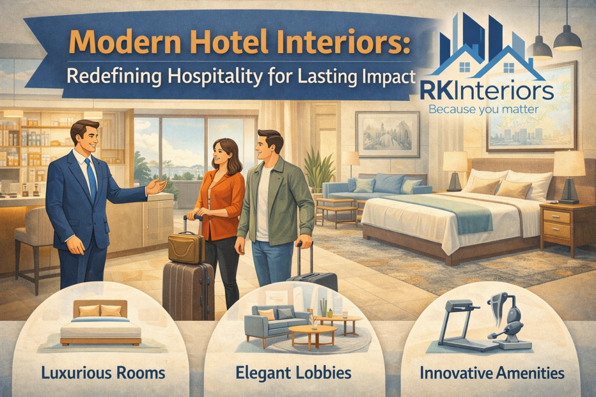 Modern Hotel Interiors Redefining Hospitality for Lasting Impact