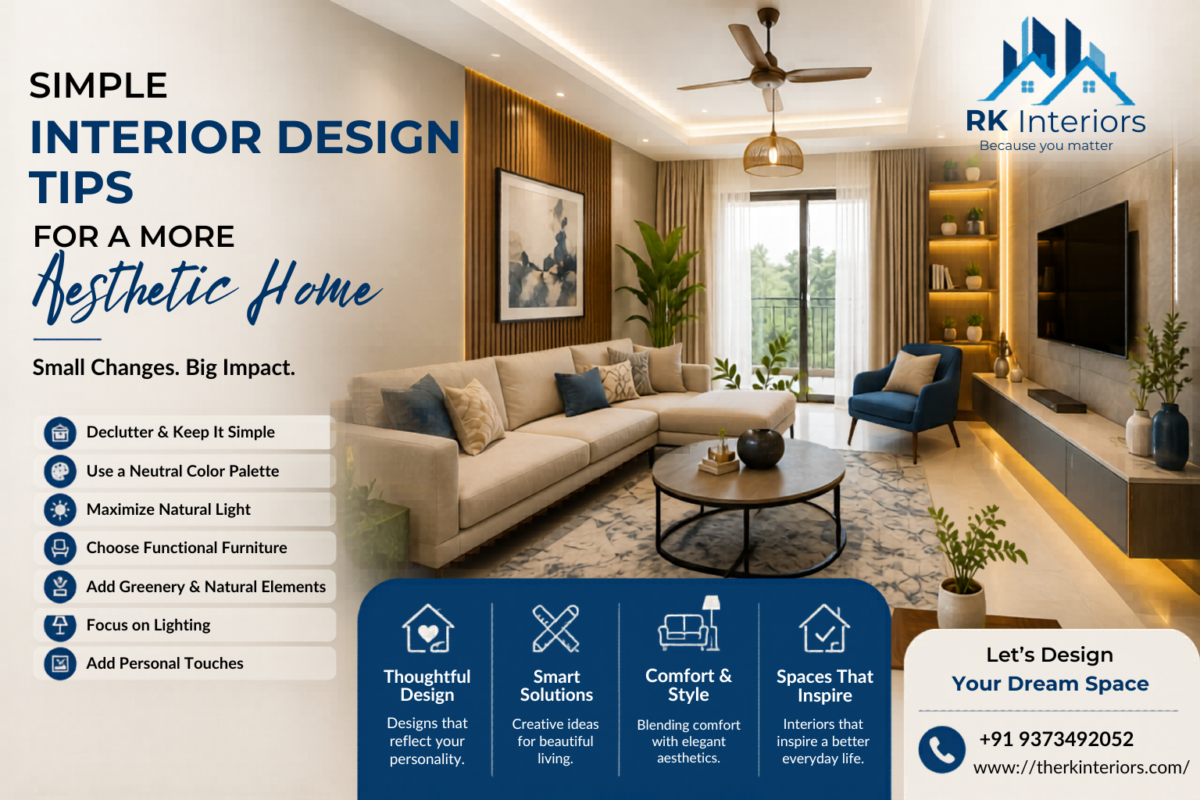Simple Interior Design Tips for a More Aesthetic Home